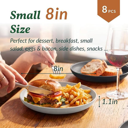 Deep Dinner Plates Set of 8 Alternative - Image 2