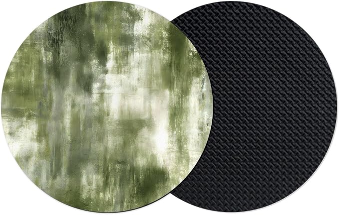 Abstract Bohemia Coasters Set of 2, Absorbent Coasters by Unknown