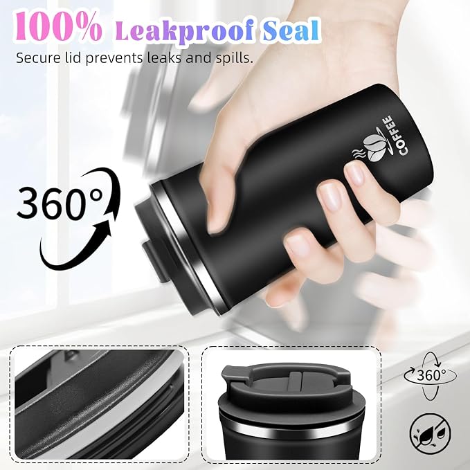 17oz Insulated Travel Coffee Mug - Image 6