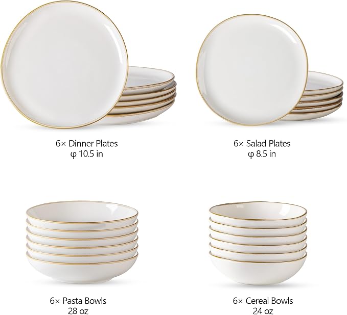 AmorArc Ceramic Dinnerware Sets - Image 2