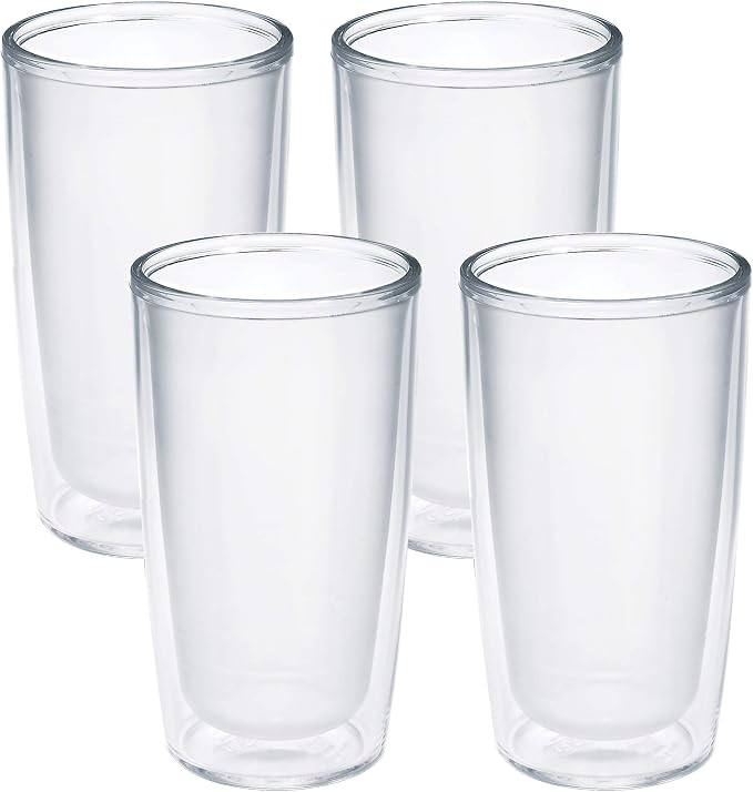 Tervis Crystal Clear Tabletop Made in USA Double Walled Insulated Tumbler by TervisTumblerCompany
