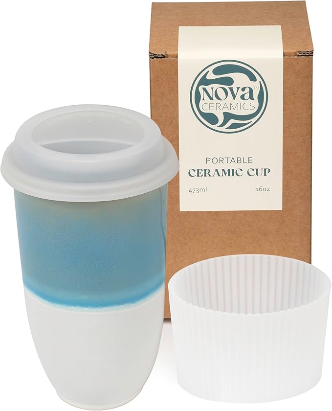 NOVA CERAMICS Travel Coffee Tumbler – Travel Mug by NovaCeramics