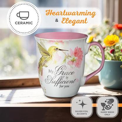 Christian Art Gifts Large Ceramic Inspirational Scripture Coffee & Tea Mug - Image 4