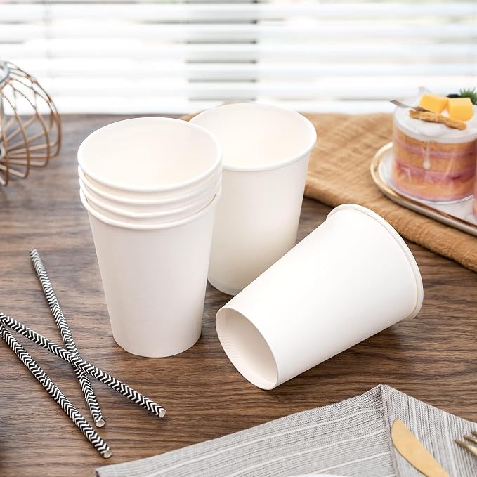 RACETOP 1000 pack 12 oz Disposable Coffee Cups, Hot Paper Cups Ideal - Image 2
