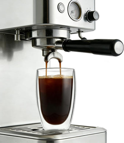 Etolies 6 Pack Double Wall Glass Coffee Mugs, 15oz Glass coffee Cups, Drinking - Image 7