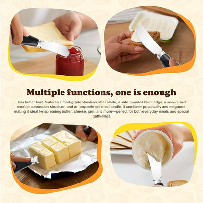 Butter Spreader Knife Set, Dishwasher Safe, - Image 6