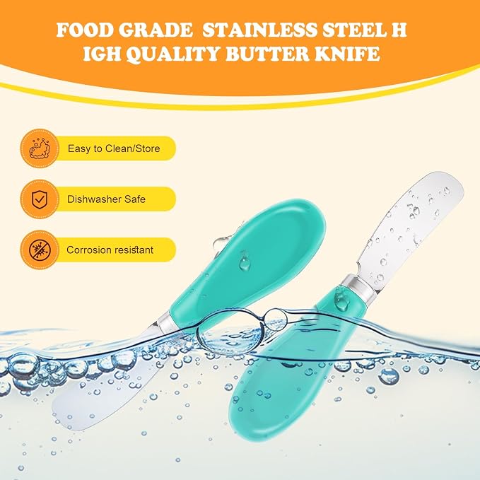 Butter Spreader Knife Set, Dishwasher Safe, - Image 2