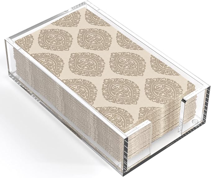 MaxGear Acrylic Napkin Holder for Bathroom, Durable Acrylic Construction by MaxGear