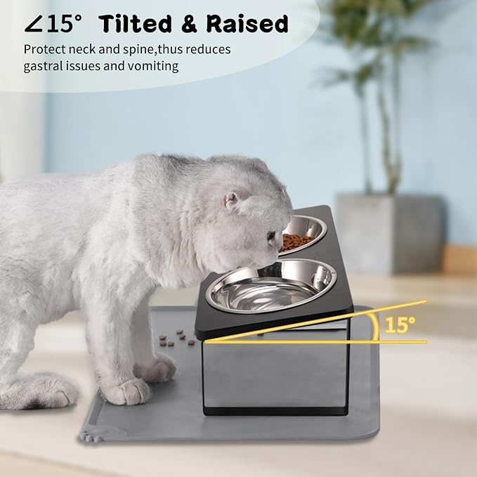 Summark Upgraded Elevated Cat Bowls - Image 4