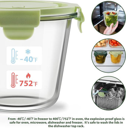 3Cup/23oz Glass Meal Prep Containers - Image 9