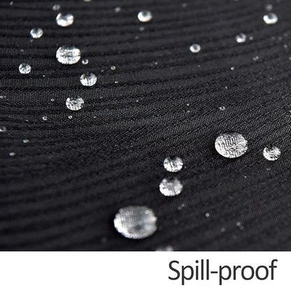 maxmill Jacquard Table Cloth Waving Pattern Water Proof Wrinkle Free Heavy Weight Soft Tablecloth Decorative Fabric Table Cover for Outdoor and Indoor Use Rectangular 60 x 104 Inch Black