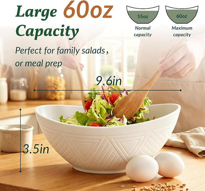 9.6 inch Serving Bowls, Large Serving Dishes - Image 2