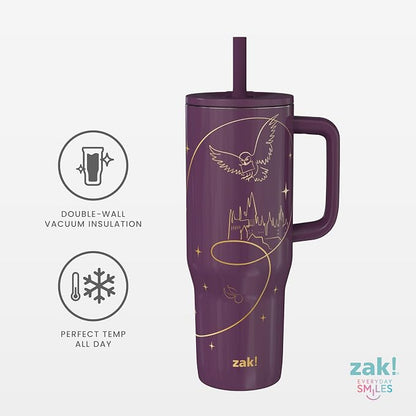 Zak Designs Harry Potter 30oz Spill-Proof Insulated Stainless Steel Tumbler | - Image 5