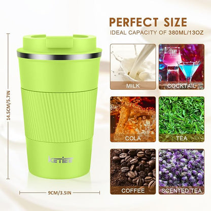 KETIEE Coffee Mug 12oz, Insulated Travel Mug - Image 7