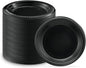 PLASTICPRO 800 PCS Black Plastic Plates Light Weight 6 Inch Plastic Dessert by PLASTICPRO