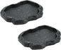 2PCS Tortoise Water Dish Reptile Water Dish Food Bowl | 7.1*5.5*0.8in Reptile by Unknown