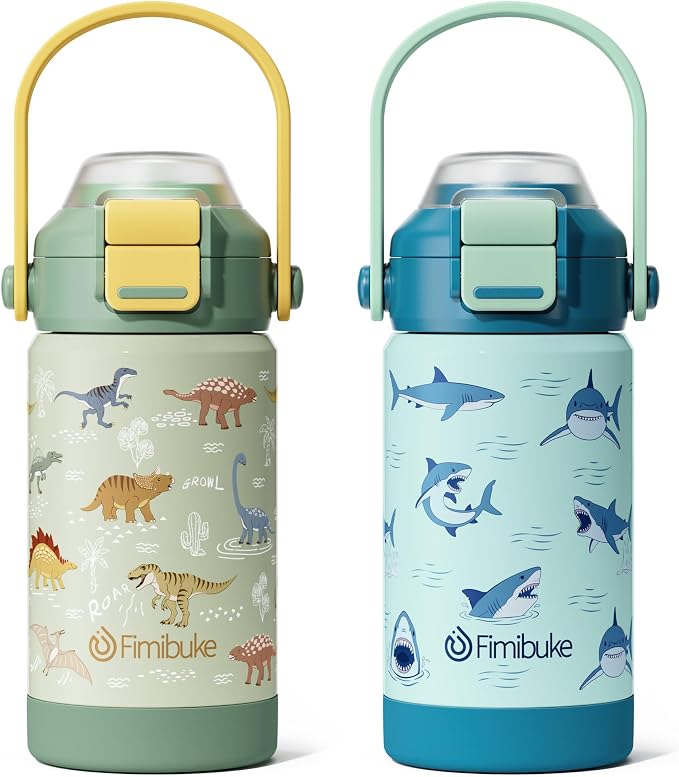 Fimibuke 14oz Kids Insulated Water Bottle by Fimibuke