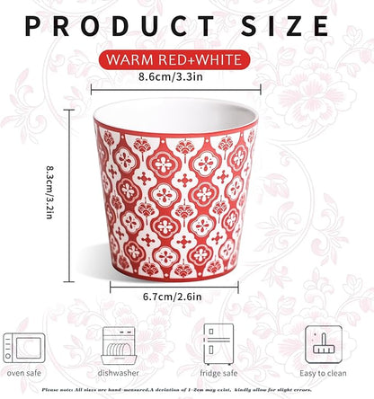 YQ&AMK 8.79oz Hand-Painted Butterfly Ceramic cups - Image 5