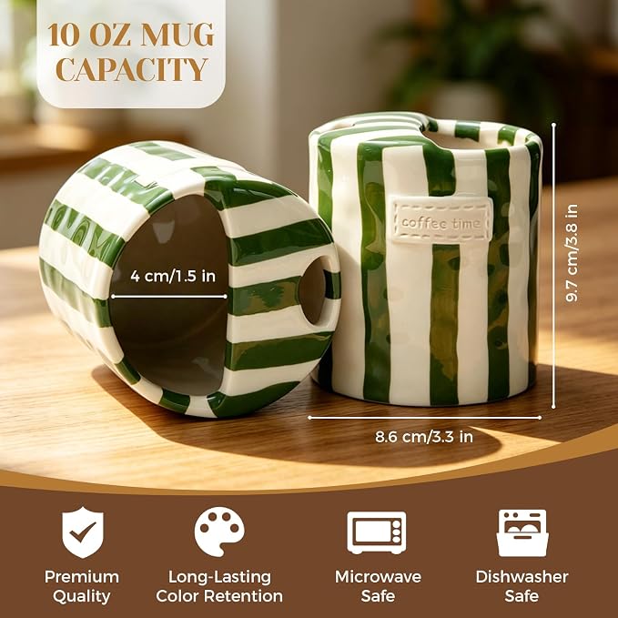 Ceramic Coffee Mug Novelty Ceramic Travel Mug Cute Espresso Cups To Go - Image 6