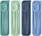 4 Sets Reusable Utensils Set by TROUSKAIG