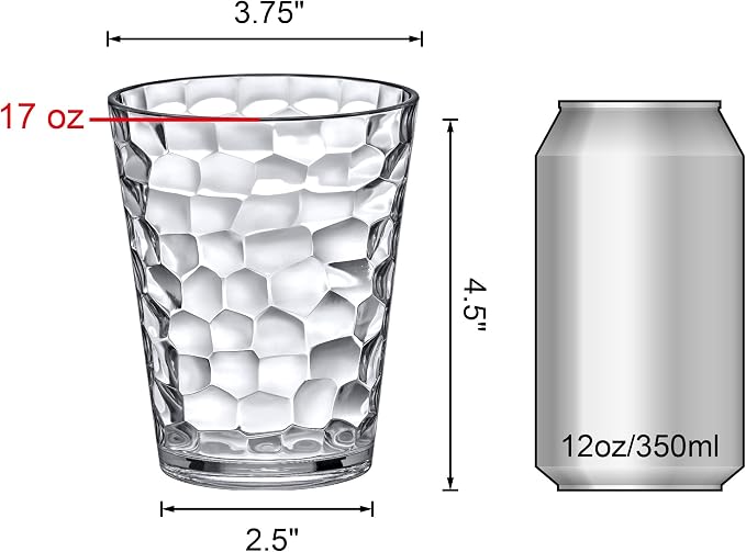 Amazing Abby - Iceberg - 16-Ounce Plastic Tumblers, All-Clear Reusable Plastic - Image 4