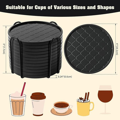 Coasters, Drink Coasters Set of 8 - Image 4