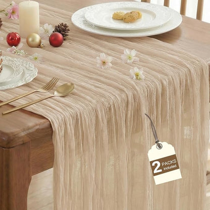 IVAPUPU Nude Table Runner 120 Inches by IVAPUPU