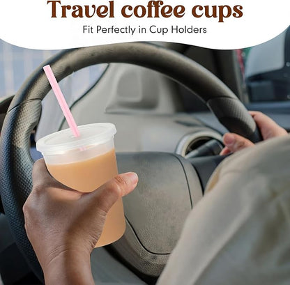 Lounsweer 15 Pcs Clear Reusable Cups - Image 5