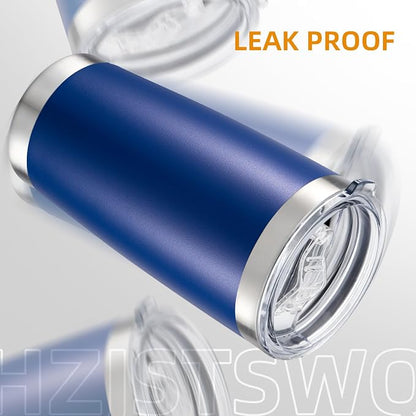 20oz Tumbler Bulk with Lid Stainless Steel Tumblers, 12 Pack | Leak Proof Lid - Image 4