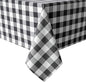 Checkered Tablecloth Rectangle, 52 x 70 Inch by Hiasan