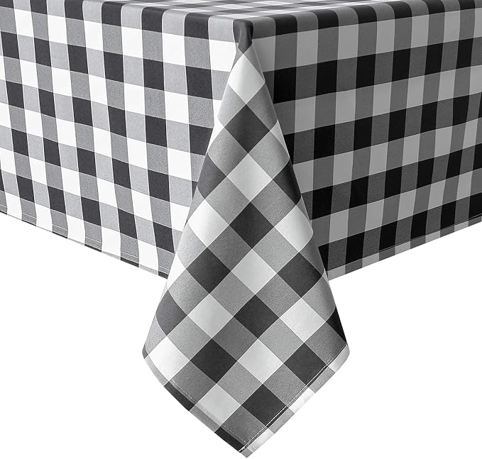 60 x 84 Inch Checkered Tablecloth Rectangle by Hiasan