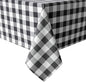 60 x 84 Inch Checkered Tablecloth Rectangle by Hiasan