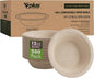 Vplus 500 Pack 12 OZ Compostable Paper Bowls, Bagasse Bowls Bulk，Nature | by Vplus