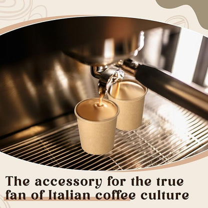 300 Pack 4oz Mini Coffee Cups Disposable Paper Cups Hot or Cold Beverage Cup - Image 4
