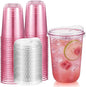 Baderke 50 Pcs Round Bottom Plastic Cups by Baderke