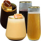 48 Pack Disposable Plastic Champagne Flutes & Wine Glasses by Oojami