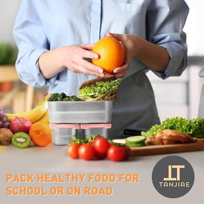 Small Stainless Steel Lunch Containers - Image 5