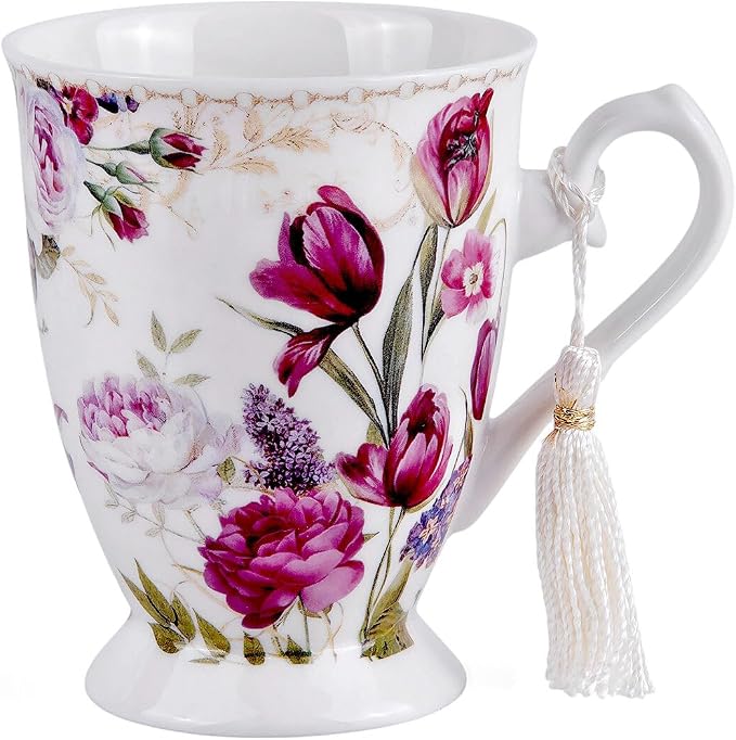 STP GOODS Porcelain Tea/Coffee Cup in Gift Box Fine Porcelain Coffee Cup Tea - Image 8