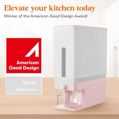 Lifewit Rice Dispenser 25 Lbs, Airtight Storage - Image 2