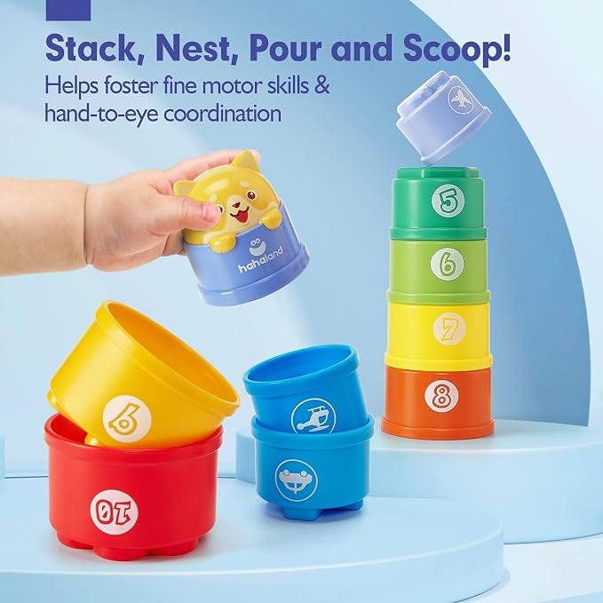 hahaland Stacking Toys for Toddlers 1-3 - Image 4