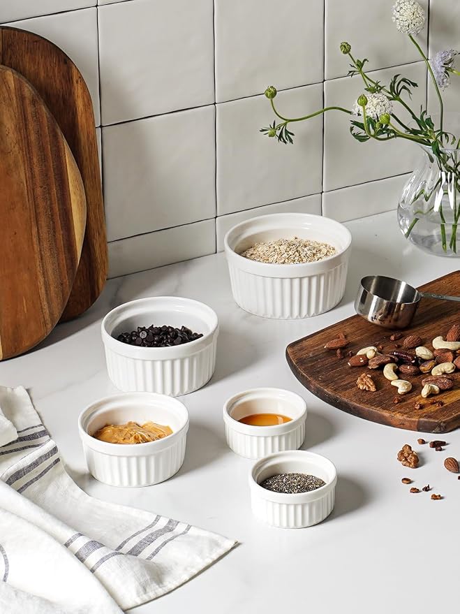 LE TAUCI Sauce Cups 2 OZ, Small Dipping Bowls, Mini Ceramic Ramekins Souffle - Image 6