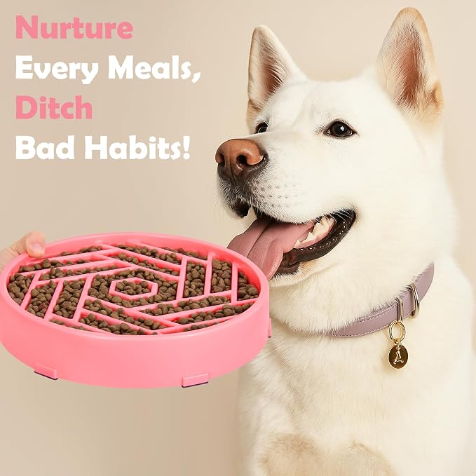 TOBYTO Slow Feeder Dog Bowls Large Medium Breed, Anti-Choking Slow Eating Dog - Image 6