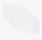 Solino Home Linen Cloth Placemats Set of 6-100% Pure Linen Hemstitch White Placemats 14 x 19 Inch - Classic Hemstitch Table Place Mats for Winter, Valentines, Spring, Easter