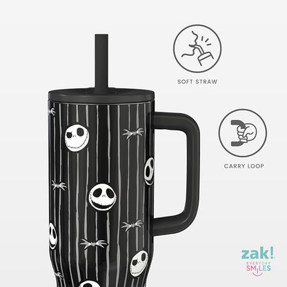 Zak Designs Nightmare Before Christmas 30oz Spill-Proof Insulated Tumbler | BPA - Image 3