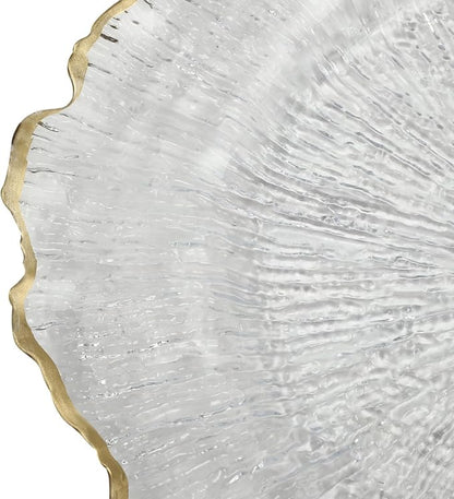 25 Pack Reusable Plastic Clear Charger Plates, 13 Inch Charger Plates - Image 4