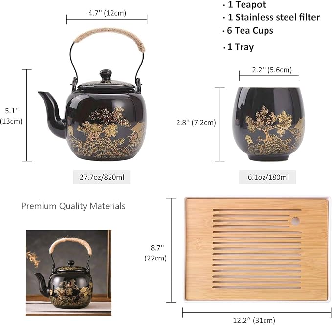 Japanese Tea Set for Adults - Image 7