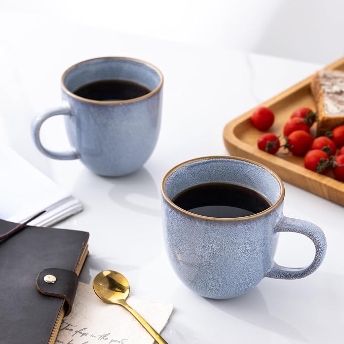 AmorArc 12oz Coffee Mugs, Ceramic Coffee Mugs set of 4 - Image 4