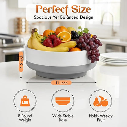 Concrete Fruit Bowl for Kitchen Counter - Image 2