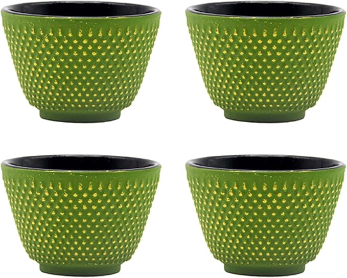 Japanese Cast Iron Tea Cups, Small and Heavy Teacups by SECHUDO