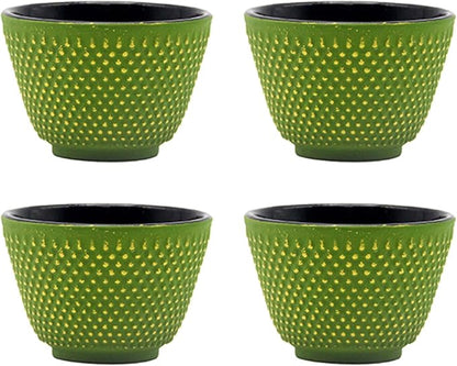 Japanese Cast Iron Tea Cups, Small and Heavy Teacups by SECHUDO